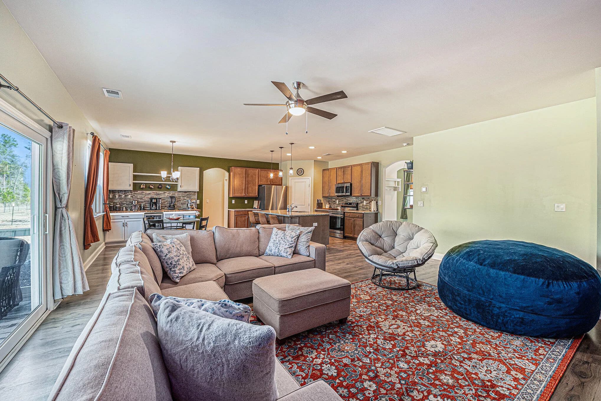 Living room off the entry